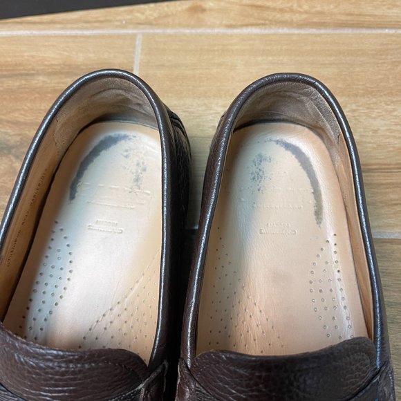 Bally Men\'s Brown/Blue Loafer Size 8.5 In Great Shape!